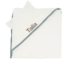 Capa de Baño Rainbow Dots Azul Personalizable