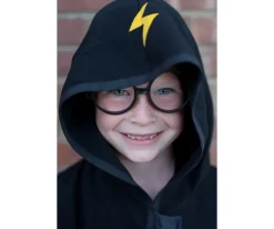 Capa de Mago Negra con Gafas