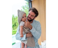 Capa Toalla de Baño Grande Feather Grey Personalizable