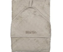 Capa Toalla de Baño Grande Feather Grey Personalizable