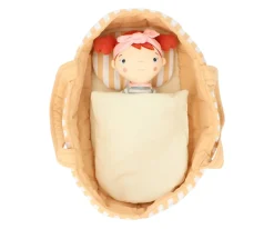 Capazo Muñecas Stripes Caramel