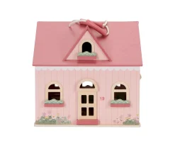 Casa de Muñecas de Madera Portable