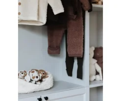 Cesta con Mamá Dog y sus Cachorros