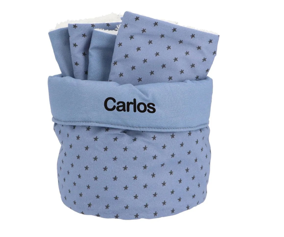 Cesta con Secababitas Mini Star Blue Personalizable