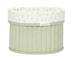 Cesta Organizadora Acolchada Pequeña Blueberry Leaves