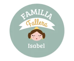 Chapa Personalizada Mamá Familia Fallera