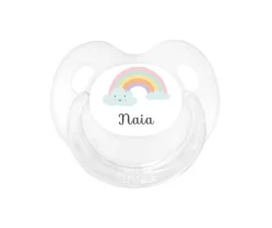 Chupete Personalizado Retro Arcoíris