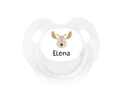 Chupete Personalizado Retro Blanco Reno