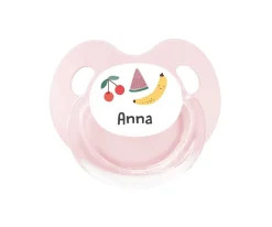 Chupete Personalizado Retro Rosa Fruits