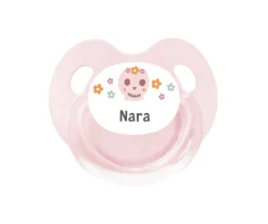 Chupete Personalizado Retro Calavera Flores