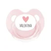 Chupete Personalizado Retro Rosa Corazón