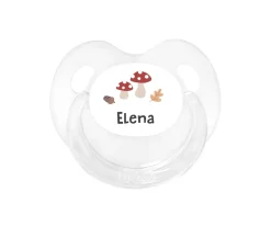 Chupete Personalizado Retro transparente Winter Forest