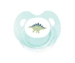 Chupete Retro Aqua Dinosaurio