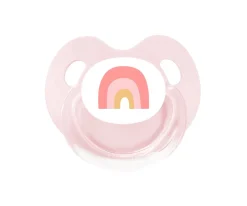 Chupete Retro Arcoíris Rosa