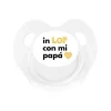 Chupete Retro Blanco In LOF Papá