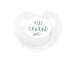 Chupete Retro Blanco Muérdago