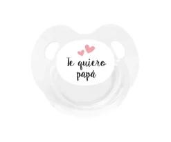 Chupete Retro Blanco Te quiero papá