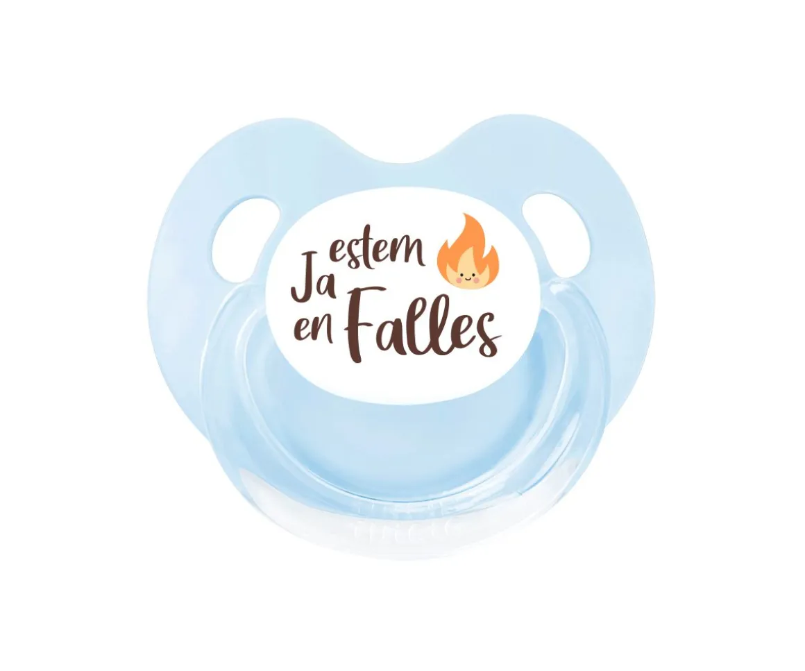 Chupete Retro Ja Estem en Falles Azul