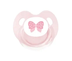 Chupete Retro Lazo Rosa
