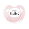 Chupete Retro Rosa Cómeme a Besitos