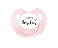 Chupete Retro Rosa Cómeme a Besitos
