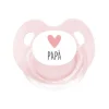 Chupete Retro Rosa Corazón Papá