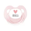 Chupete Retro Rosa Corazón Abuela