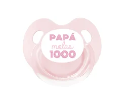 Chupete Retro Rosa Papá Molas 1000