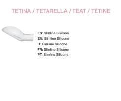 Chupete Retro Slimline Blush Leaves Nocturno