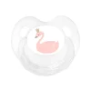 Chupete Retro Transparente Cisne
