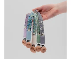 Chupetero BIBS Liberty Chamomile Lawn Baby Blue