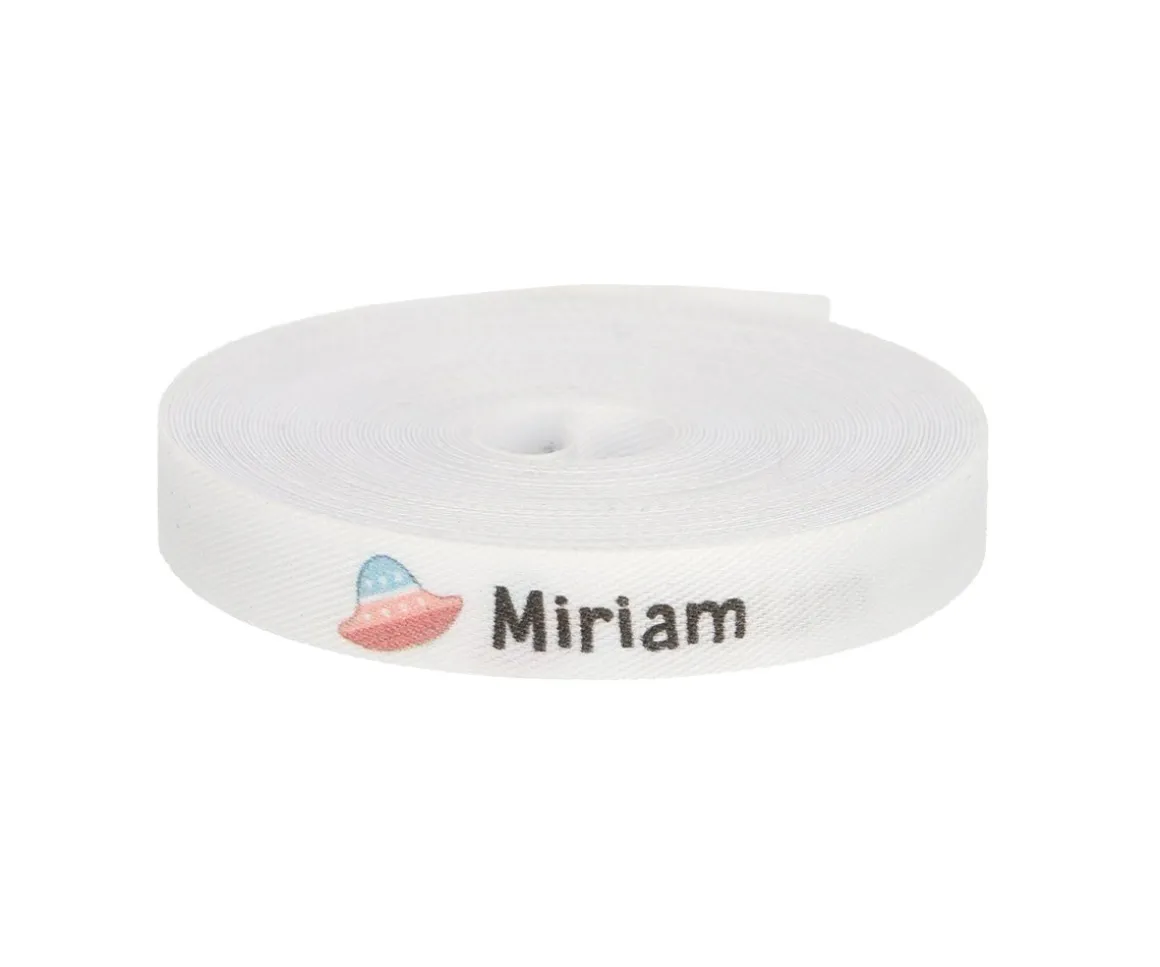 Cinta Marca Prendas Personalizada Nave espacial