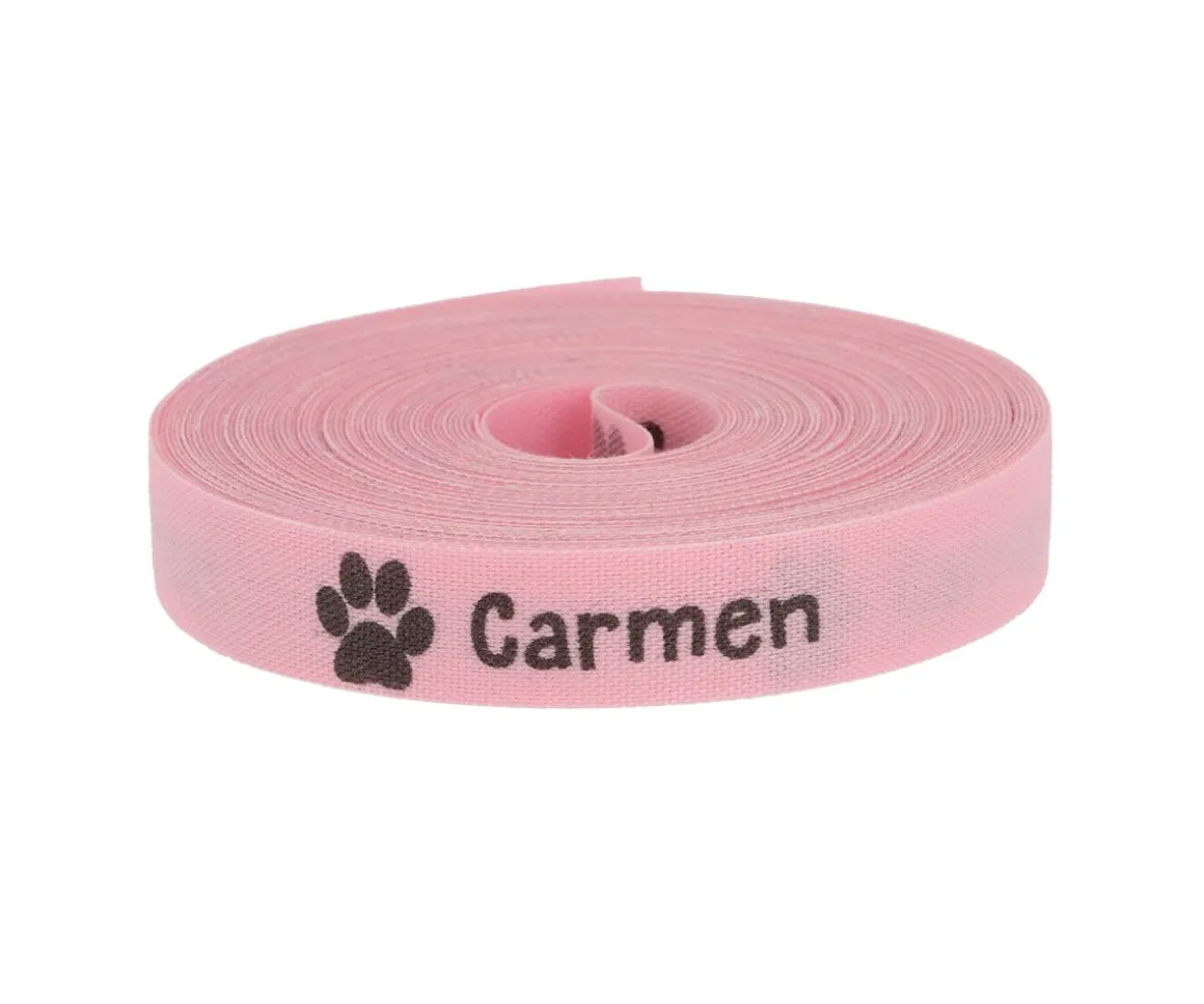 Cinta Marca Prendas Personalizada Huella Ref.50