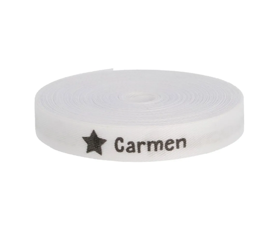 Cinta Marca Prendas Personalizada Estrella Ref.02