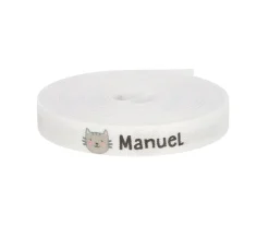 Cinta Marca Prendas Personalizada Gato