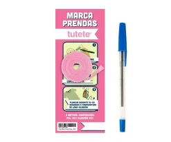 Cinta Marca Prendas Rosa + Boli