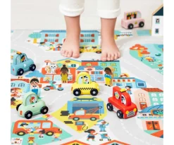 Coche Taxi de Madera Ciudad Cross Roads