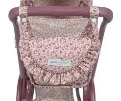 Cochecito Cuco Ruedas Grandes Cherry Flores para Muñecas