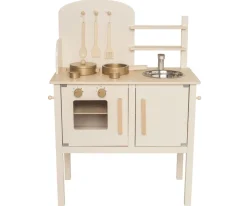 Cocina Creme con Olla y Sartén