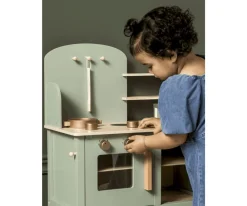 Cocina Green con Olla y Sartén