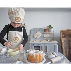 Cocina Gris con Olla y Sartén