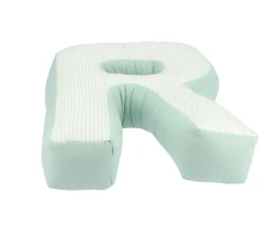 Cojín con la Inicial Algodón Dorset Verde