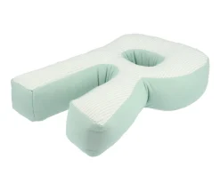 Cojín con la Inicial Algodón Dorset Verde