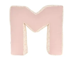 Cojín con la Inicial Algodón Wild Flower