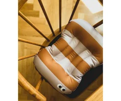 Cojín Reductor para Silla Stripes Nude Mustard