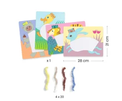 Collage Lana y Velcro con Gorro