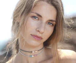 Collar-Pulsera Dué Beige