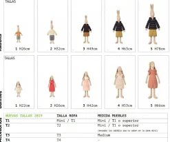 Conejito Talla 2 Marrón Chocolate con Traje de Ballet y Falda Crema