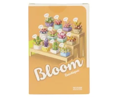 Construcción Mini KOCO Planta Suculenta Naranja 130 Piezas