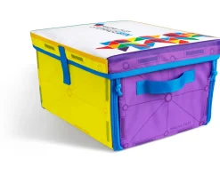 Contenedor Magna-Tiles y Tapete de Juego Interactivo